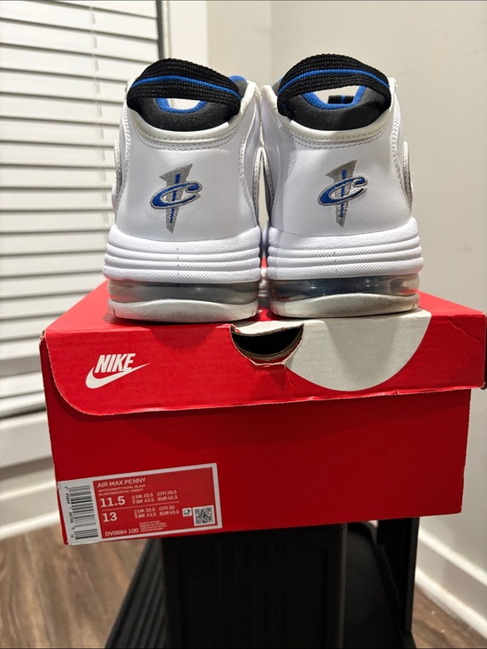 Nike Other - White and Blue men Air Max Penny Basketballu Shoes - Brand NIKE